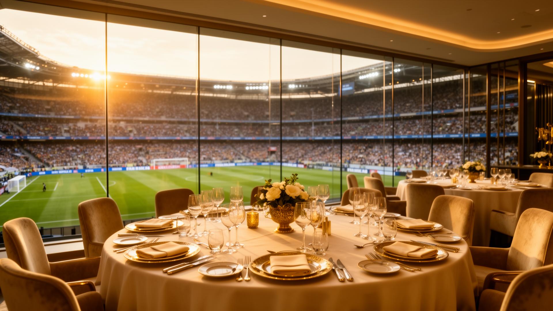 Premium stadium hospitality suite